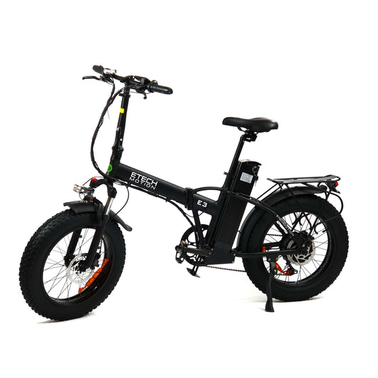 E3S Fat Tyre Electric Bike 800W Snow Tire eBike Foldable Mountain Bike