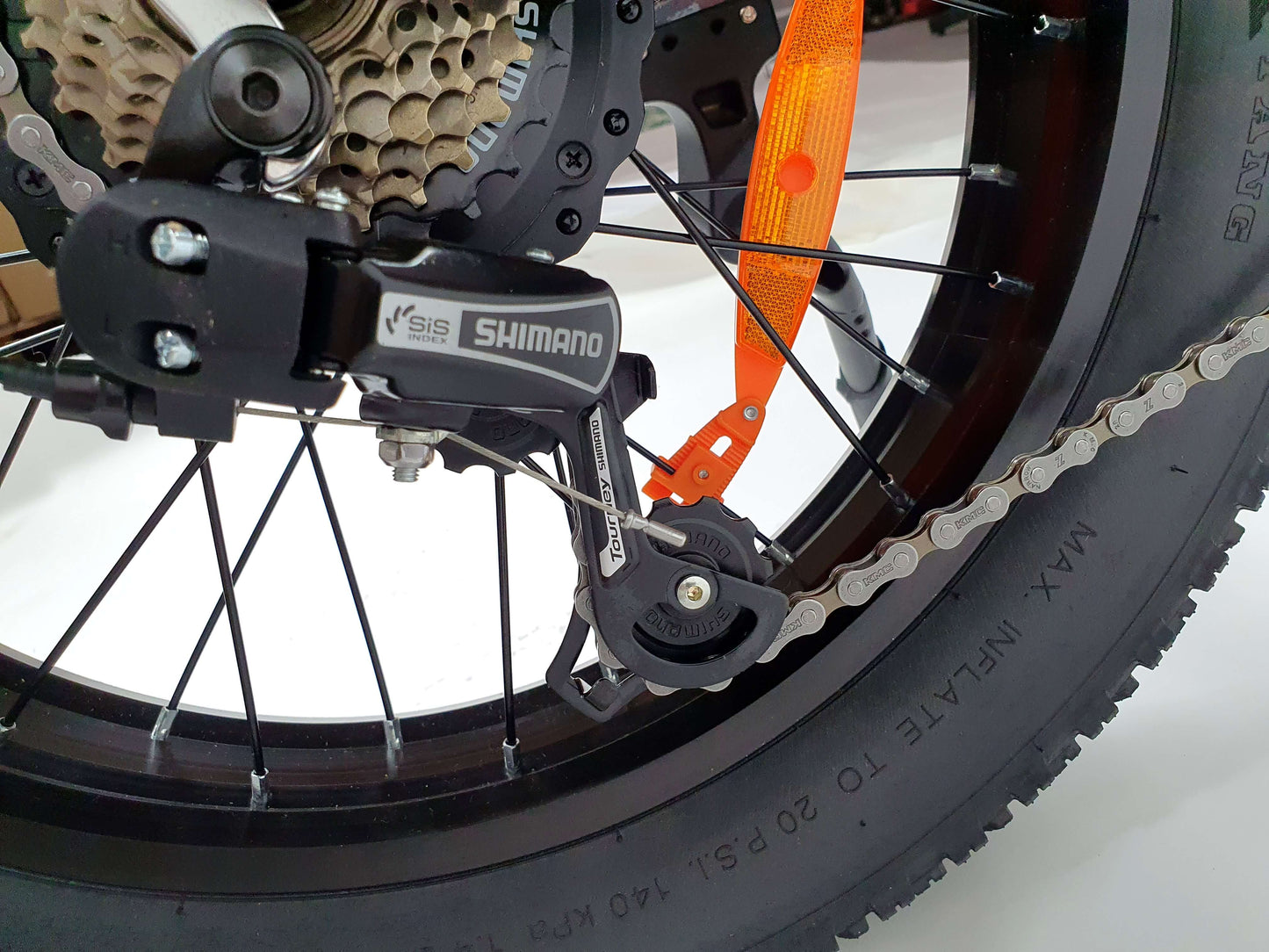 E3S Fat Tyre Electric Bike 800W Snow Tire eBike Foldable Mountain Bike