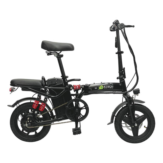 Electric Bike 14” 250W 16Ah Battery Long-Range Heavy Duty eBike UK Road Legal