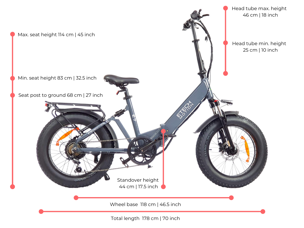 E7 Step Through Fat Tyre Electric Bike 500W Panasonic 672Wh Battery S-EPAC