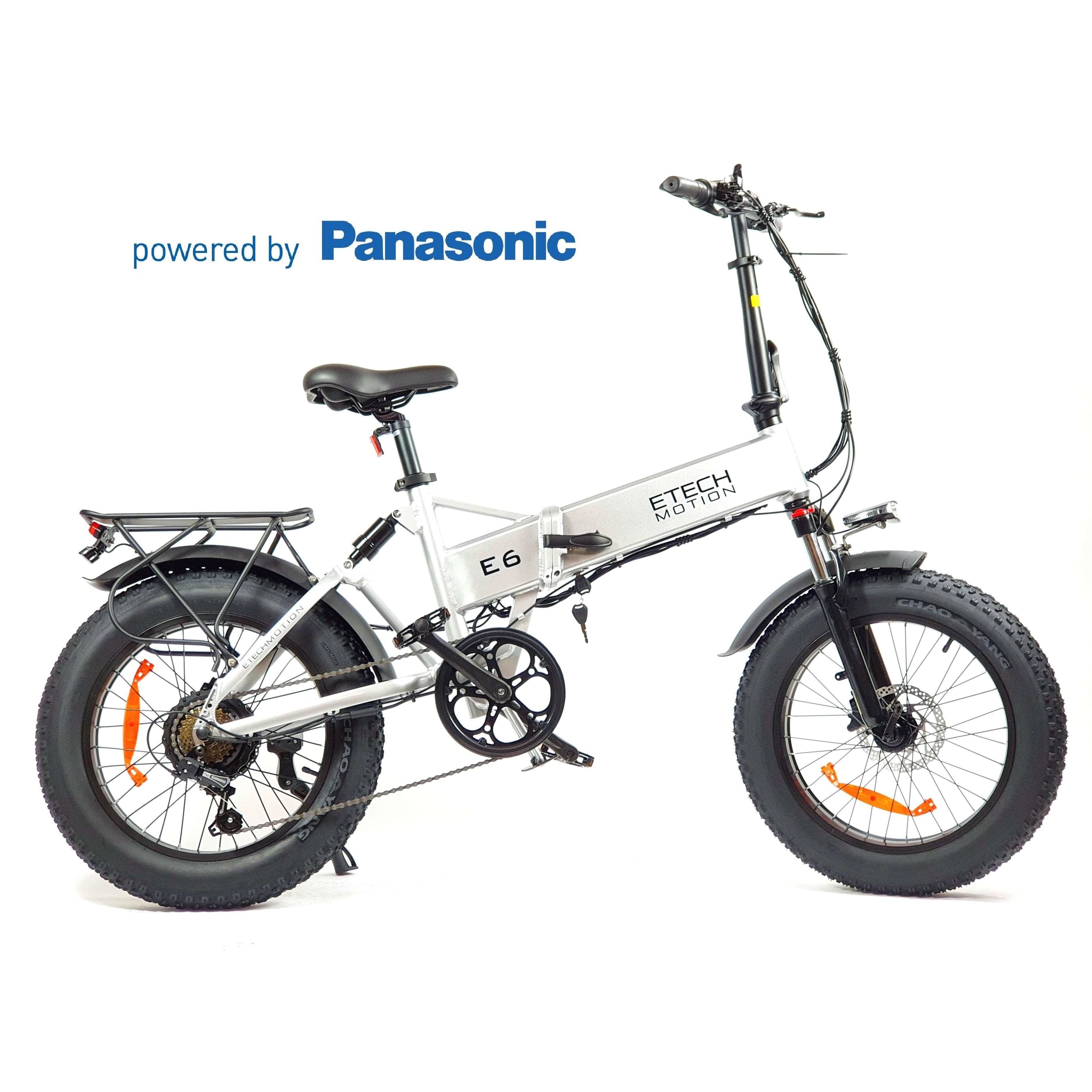 Fat Tyre Electric Bike 31 mph 48V 20Ah Panasonic Battery Long